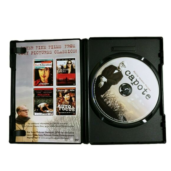 Capote DVD 2006 Philip Seymour Hoffman True Crime Drama Suspense Film Movie - Picture 3 of 8